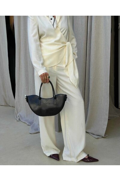 eflanmoda Geantă de mână și umăr elegantă pentru femei