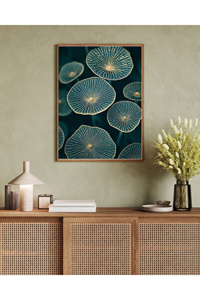 Tuba Decor Tablo dintr-o singură bucată cu rame din lemn pentru sufragerie, s...