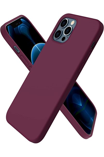 HyperAge iPhone 12 / 12 Pro Kılıf İçi Kadife Darbeye Dayanıklı Yumuşak Siliko...