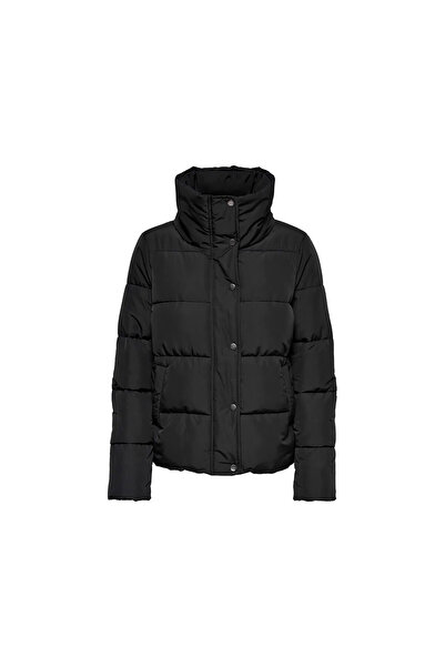 ONLY Palton casual pentru femei Onlnewcool Puffer 15295424 -NEGRU Negru