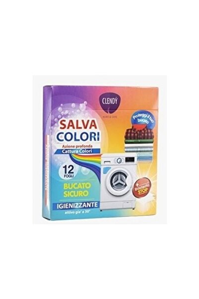 Clendy Servetele absorbante culori pentru masina de spalat Salva Colori 12 buc