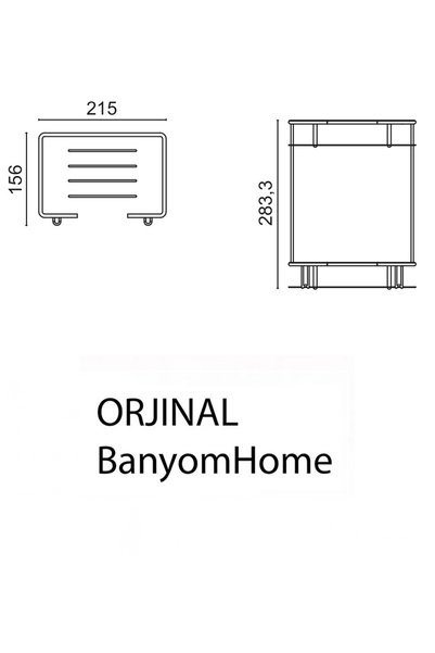 BanyomHome Matte Black Stainless Brass 2-Piece Lidya Shampoo Dispenser Bathroom Shelf