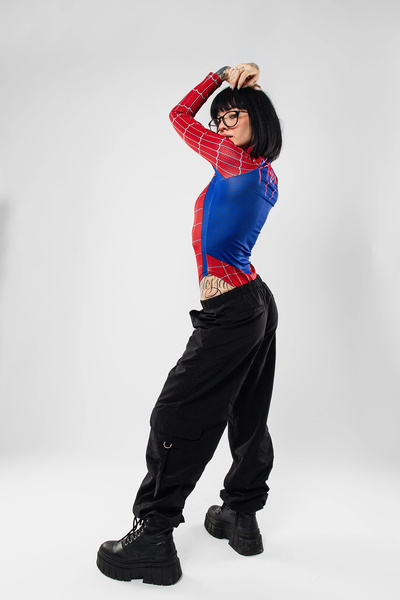 Bak Moda Spider-Man Red Jumpsuit