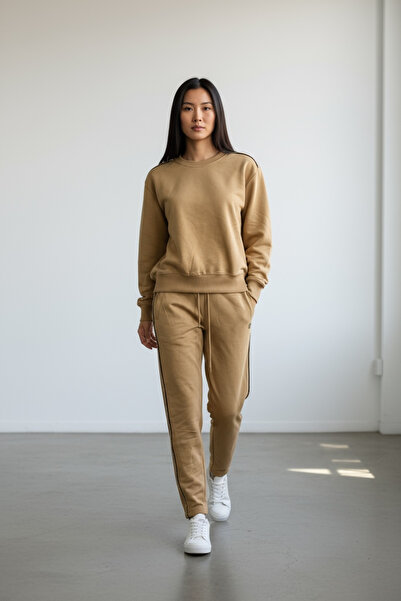 NEWCO Σετ αθλητικής φόρμας POODLE με κεντημένη αλυσίδα, εποχιακή, άνετη και χωρίς ζυγούμενο χρώμα