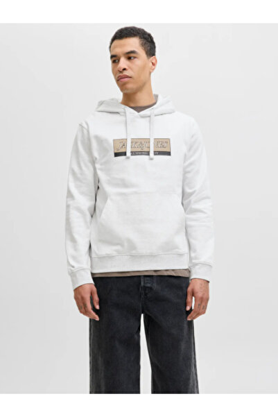 Jack & Jones Jorinwood Block Branding Sweat Hood Erkek Jack&Jones Baskılı Sweat 12283934