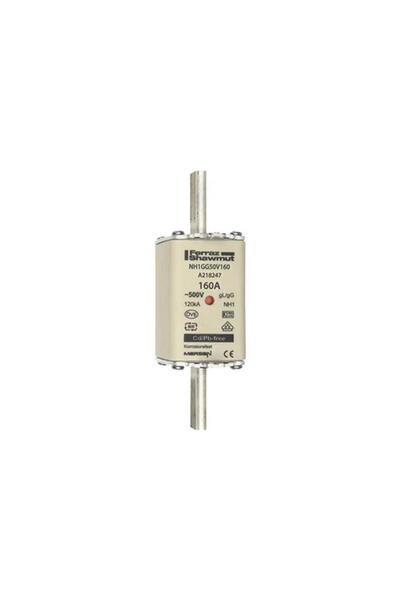 mersen NH1GG50V160 NH Sigorta 160A 500V AC gG Çift Gösterge – 3’lü Paket