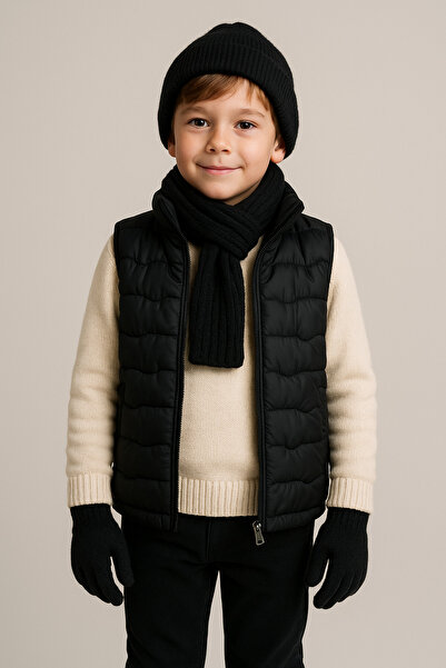 tinytrends Класическо пухено яке за момчета