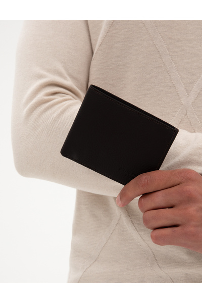 Pierre Cardin محفظة رجالية من الجلد البني 100% 50321915-VR029