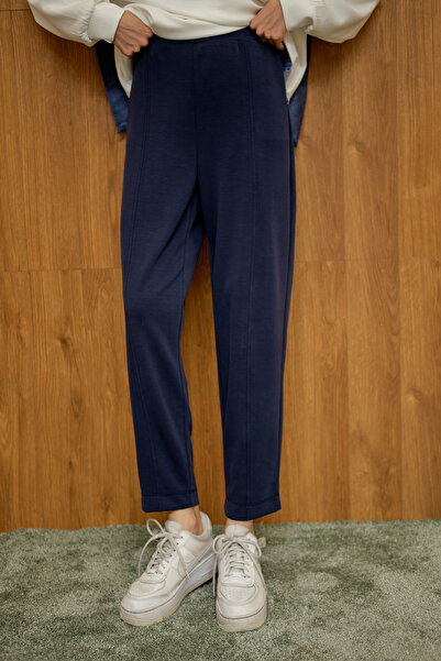 LOCCO Kadın Modal Pantolon Lacivert