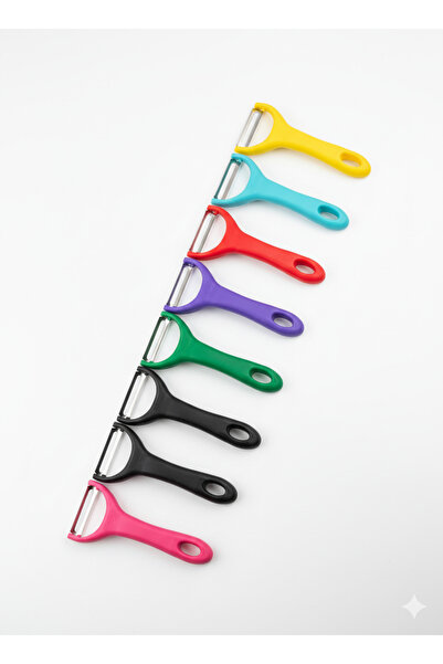 WareHause0 Çok Amaçlı Jülyen Soyucu Meyve Sebze Soyacak Salatalık Kabak Havuç Elma Soyacağı Çift Foksiyonlu