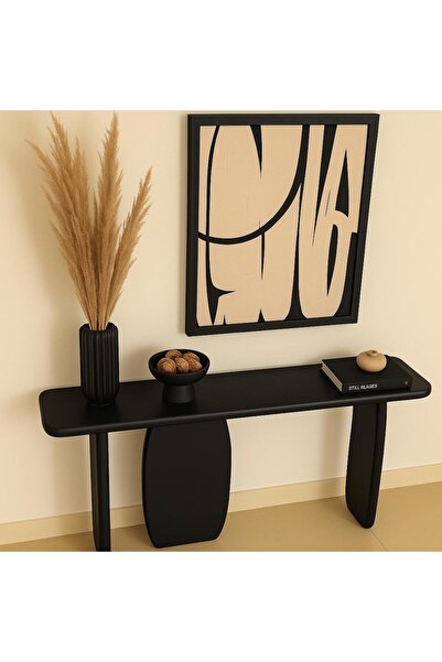 Trihome Doğal Gürgen Ağacı Dresuar – 130x35x85 cm Minimal Tasarım Luxury Antre Konsol