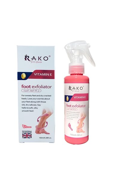 RAKO مقشر القدمين بفيتامين E من راكو 150 مل