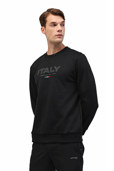 lumberjack Ml Gale 16Itl701 5Pr Siyah Erkek Sweatshirt A102024103