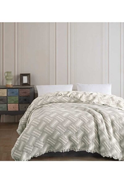 Ceyizza Muslin Fiber Filled Bedspread (Quilt) - 230X250Cm
