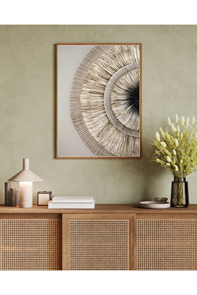 Tuba Decor Tablo dintr-o singură bucată cu rame din lemn pentru sufragerie, s...