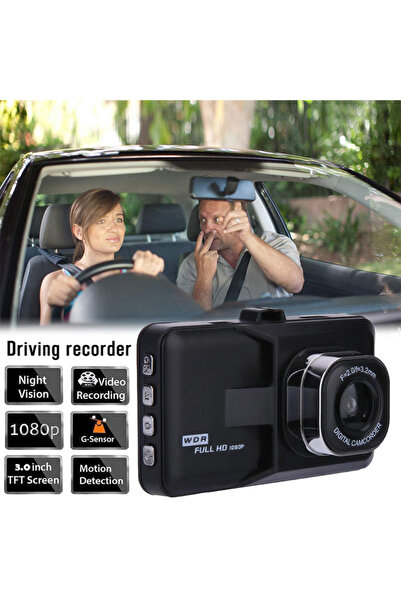 D&K WONDER D&K Car DVR Camera, Full HD 1080p, LCD 3", 120° FOV, G-Sensor, Loop Recording