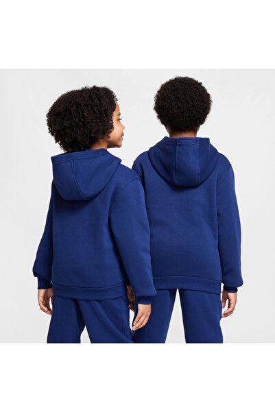 Nike Kylian Mbappé Club Fleece unisex Çocuk mavi alt üst polarlı takım