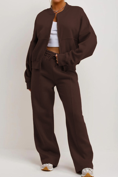 BARLİZ Set de trening pentru femei, model bomber, model în tendințe, conforta...