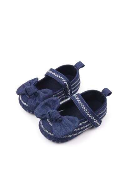 Superbaby Μπλε ναυτικό μπαλαρίνες με φιόγκο