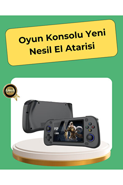 BRF ElivoraSell Retro ve Modern Oyun Destekli Taşınabilir Konsol 64GB Kart Da...