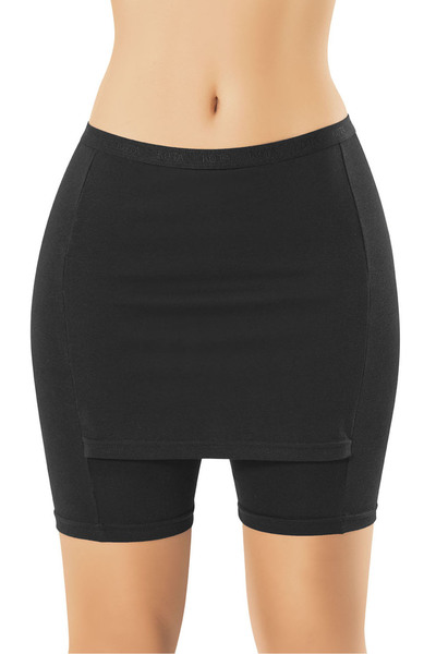 Astra Plus بنطلون نسائي ضيق بتصميم مودال مع تنورة مدمجة من القطن المودال - أس...