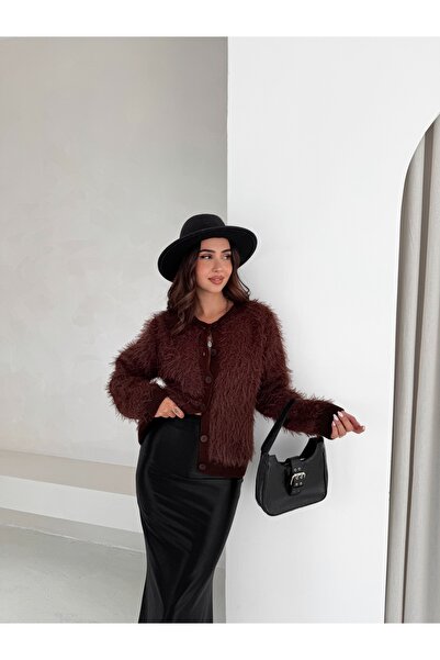 fiolin Cardigan din tricot cu textura extra moale