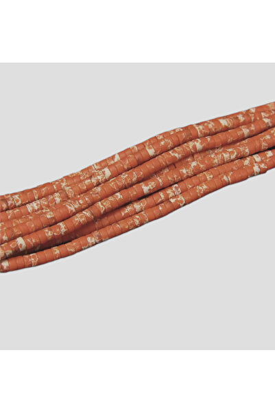 SESİKA HOBİ Piatră naturală autentică de calitate A, cilindru variscit portoc...