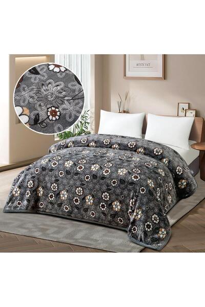 Roshen Luxurious and high-quality 4-piece blanket for one and a half people, made of soft velvet, size 170*210 cm.