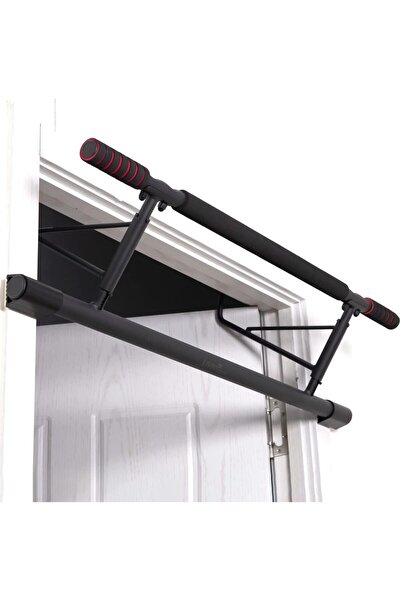 HEPİTOP Katlanabilir Montajsız Kapı Üstü Barfiks Demiri – Çelik Gövde, Evde Spor & Fitness Aleti