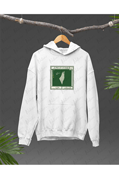 Nulivez هودي كبير الحجم للجنسين بتصميم فلسطيني مطبوع عالي الجودة