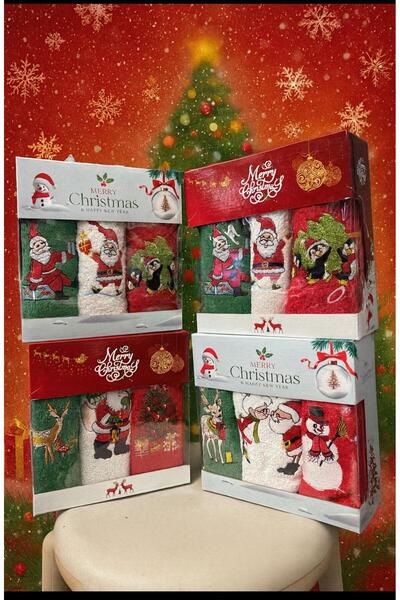 HORECA PAPATYA Set 3 prosoape de bucatarie CRACIUN 30x50 cm