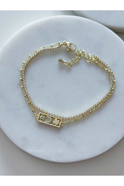 CHARMLUCKY Lucky Stone 2-Piece Bracelet