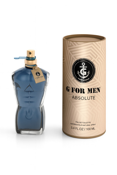LUXEROM Men's Perfume G For Men Absolute Eau de Perfume 100 ml – Aromatic Oriental, Persistent & Seductive