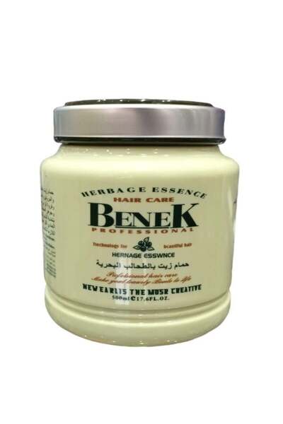 benek حمام زيت بالطحالب البحرية مغذي ومرطب للشعر 500 مل