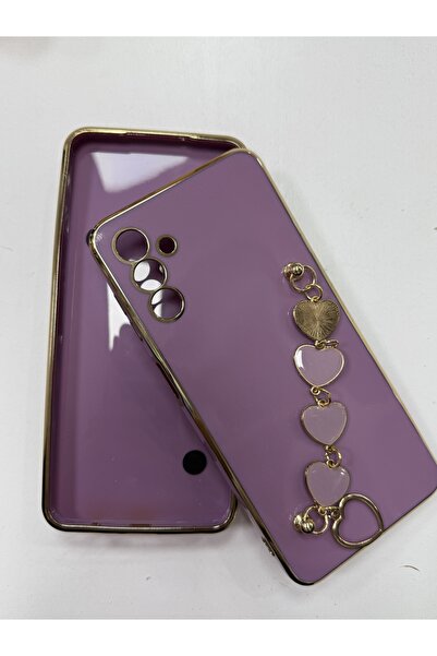 Kılıfs Samsung a04s Uyumlu Elçekli Şanzelize Renkli Tus Seri Arka Koruma Kilif