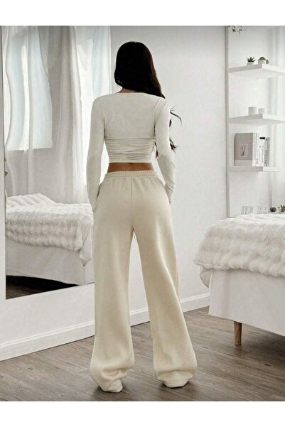 Le Vion Kadın Baggy Salaş Eşofman ALTI Esnek Rahat Kumaş