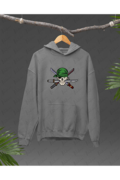 Nulivez هودي كبير الحجم للجنسين بتصميم One Piece Zoro مطبوع عالي الجودة