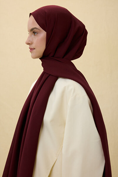 FENZA SCARF شال باريس الحريري - أحمر كلاريت