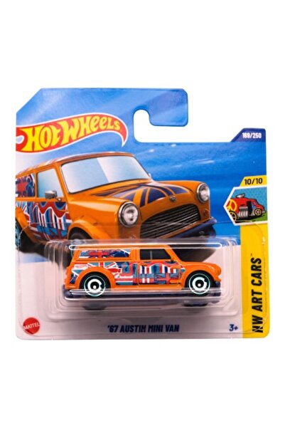 HOT WHEELS 2025 67' Austin Mini Van Orange 1:64 Diecast Car