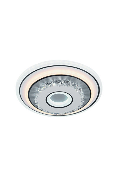 Alessandro DESIGN Candelabru LED din cristal 28-36W, rotund 20cm, alb – lumin...