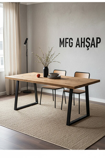 MFG AHŞAP 120x60 Cm Çalışma Masası Bilgisayar Masası Ofis Ders Yemek Masası