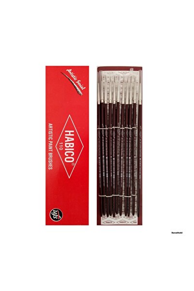 Habico 110 Samur Kılı Sulu ve Akrilik Boya Fırçası tezhip, minyatür-No:5/0