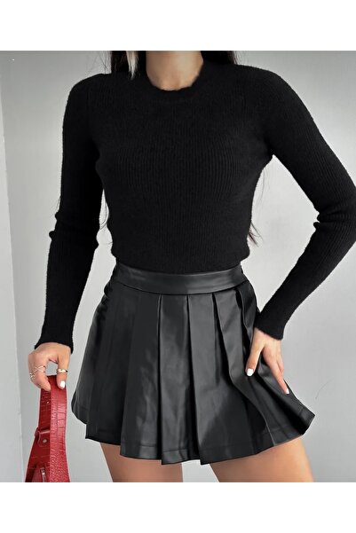 THE OB DESİGN STUDIO Pulover de tricotat de pluș pentru femei