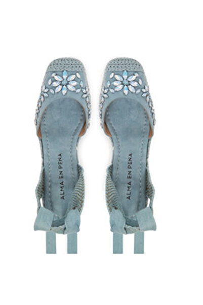 Alma en Pena Γυναικείες εσπαντρίγιες μπλε ALMA EN PENA-V251105 JEANS