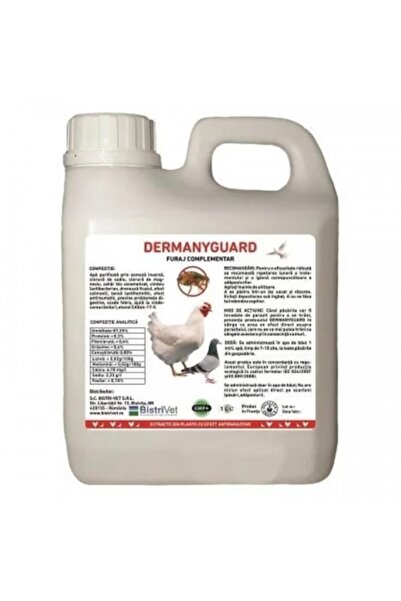 OEM Deworming solution for birds to add in water, Dermanyguard, 1L