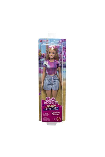 mattel BARBIE MYSTERIES DETECTIVI PE PLAJA PAPUSA BARBIE MALIBU
