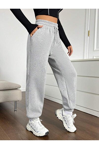 Le Vion Kadın Yüksek Bel Mevsimlik Jogger Salaş Eşofman Altı