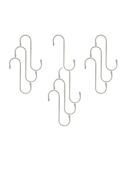 OEM Μεταλλικοί Πολυλειτουργικοί Γάντζοι σε σχήμα S 14 εκ. - 10 τεμάχια