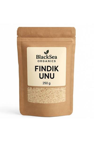 BlackSeaOrganics Doğal Katkısız Saf Fındık Unu 250 g