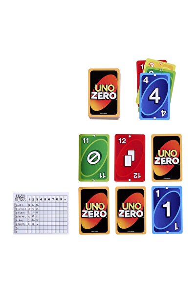 mattel UNO ZERO CARD GAME